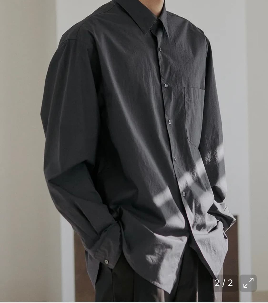애습 asp 코어 80s 셔츠 딥 차콜 상품이미지2