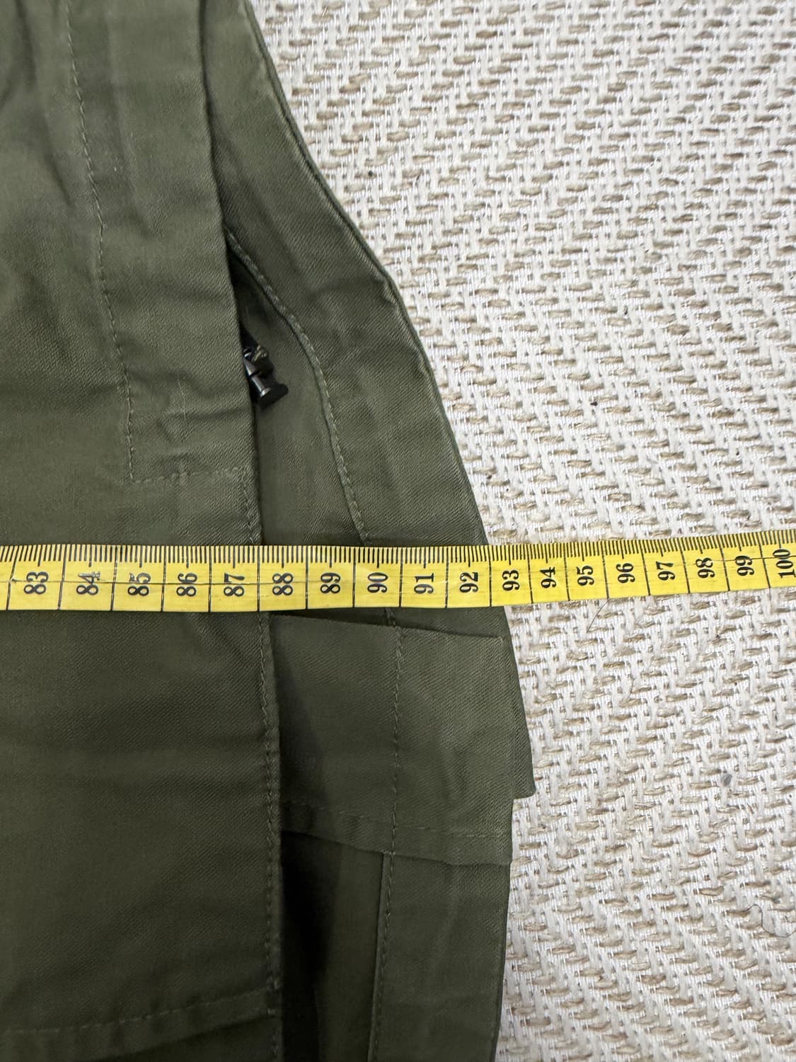 정품) 쟈딕앤볼테르 카키 이중 조끼 야상 자켓 S 상품이미지10