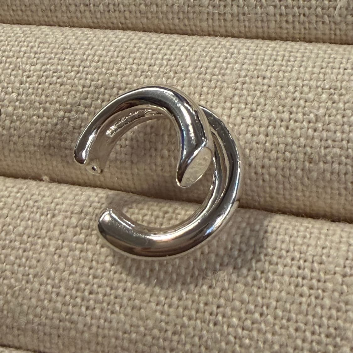 새상품 여성 신주 투라인 굴곡 귀찌 귀걸이 상품이미지4