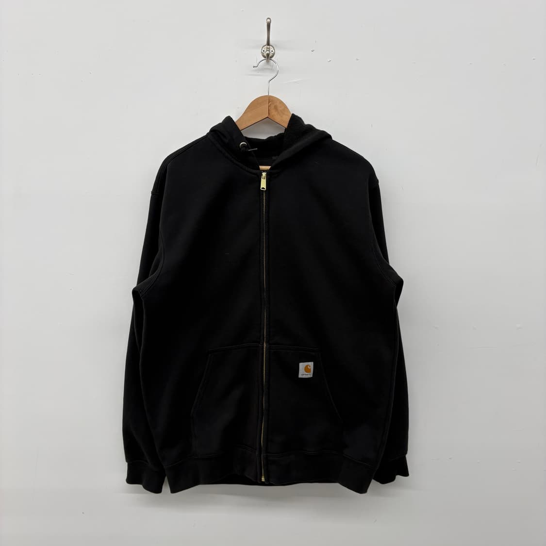 칼하트 블랙 후드 집업 남/L 상품이미지1