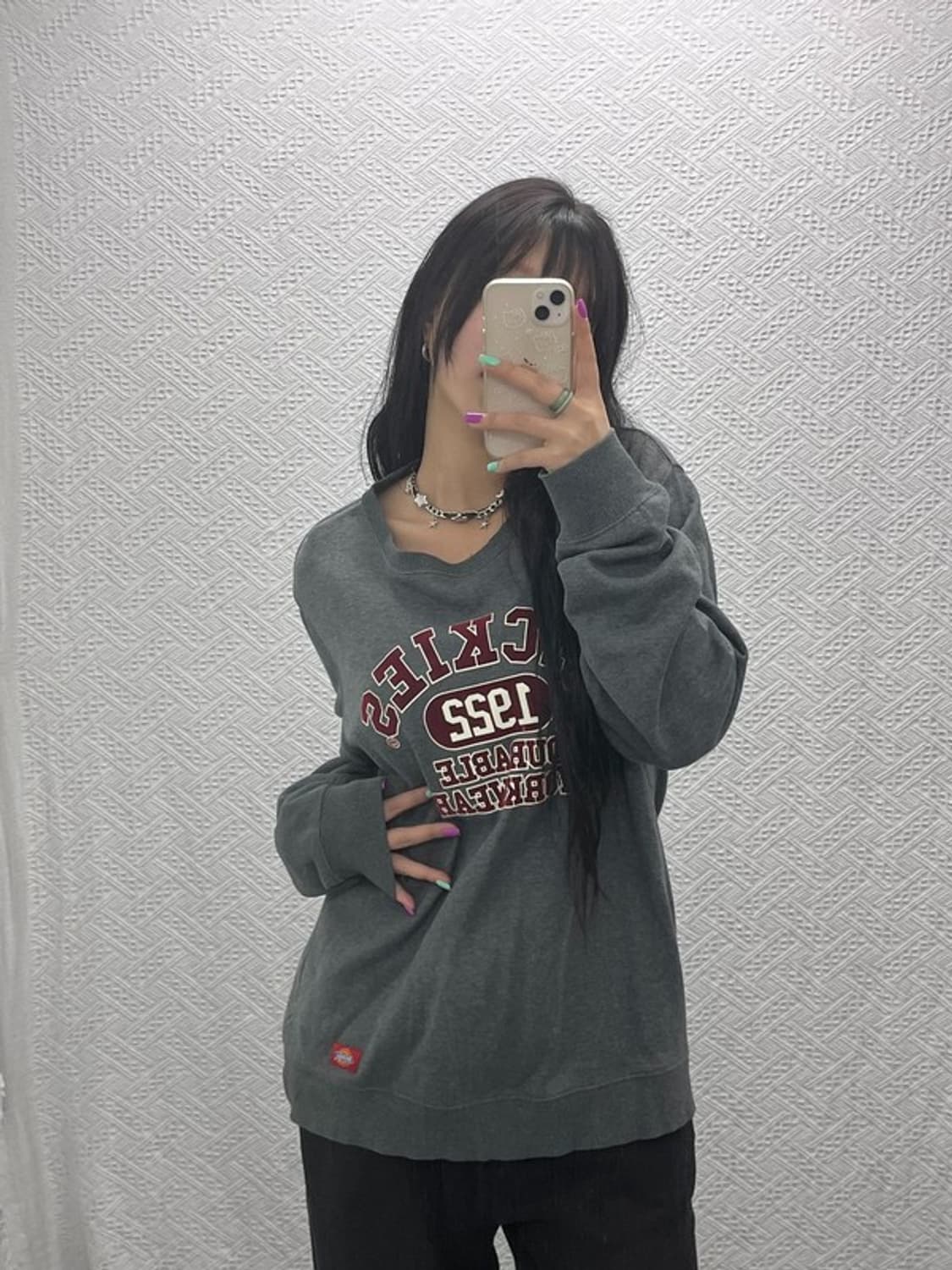 디키즈 올드스쿨 빈티지 약기모 맨투맨 스웻셔츠 XL C06882 상품이미지2