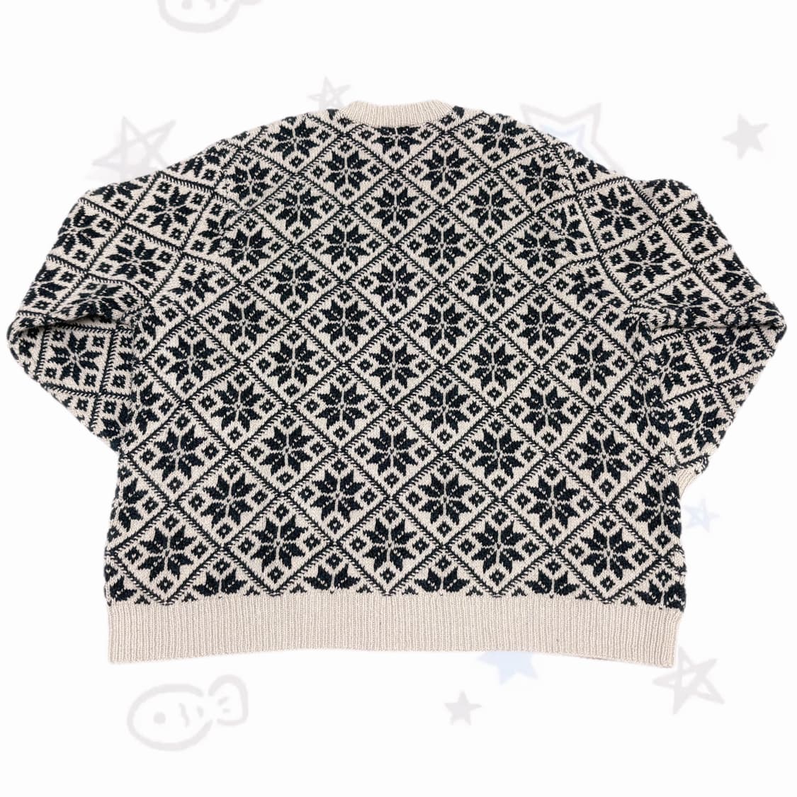 polo 폴로 겨울 눈꽃 패턴 포인트 아카이브 핀터깔 대장 니트  상품이미지2