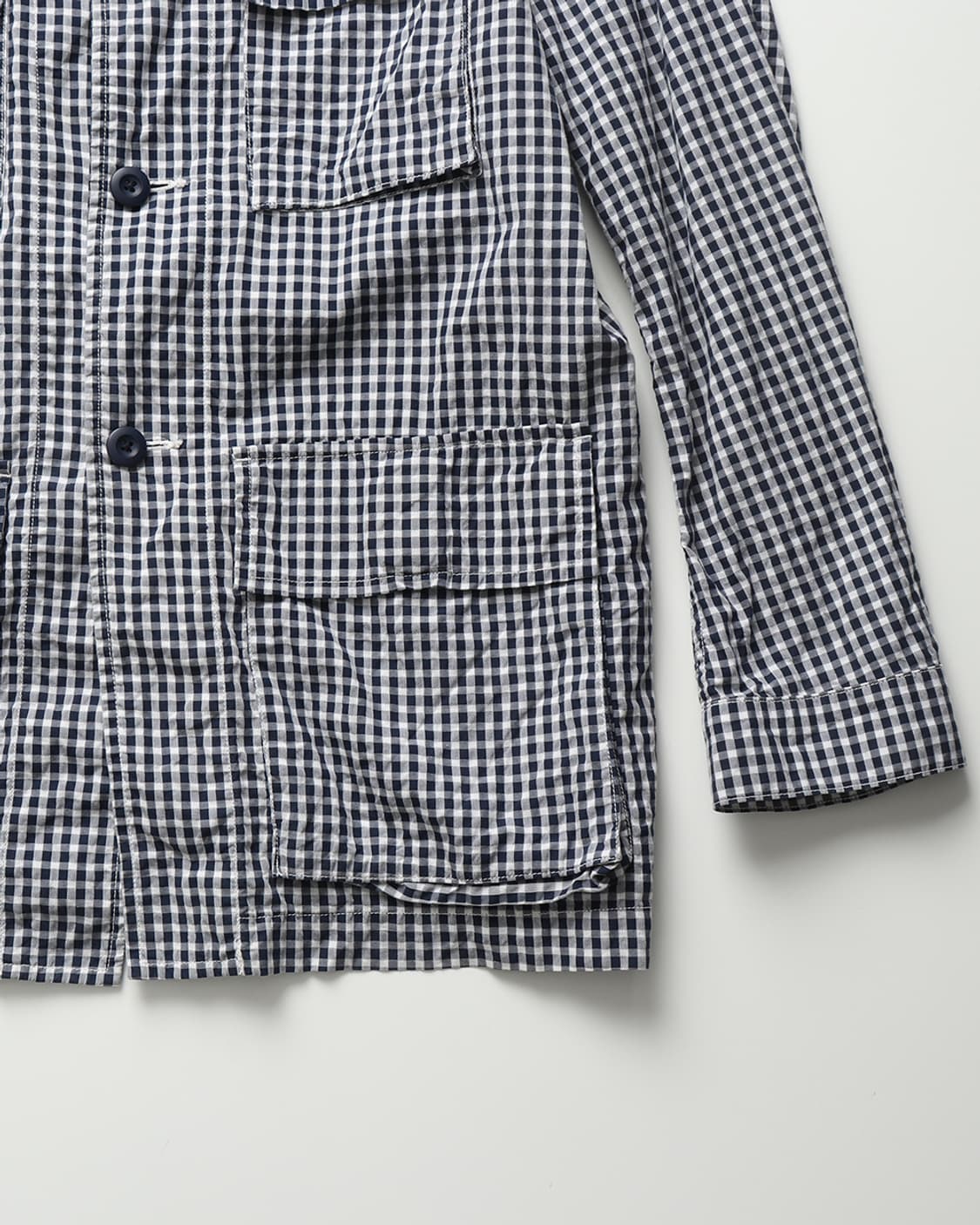 UNIVERSAL PRODUCTS Gingham Shirt Jacket 상품이미지7