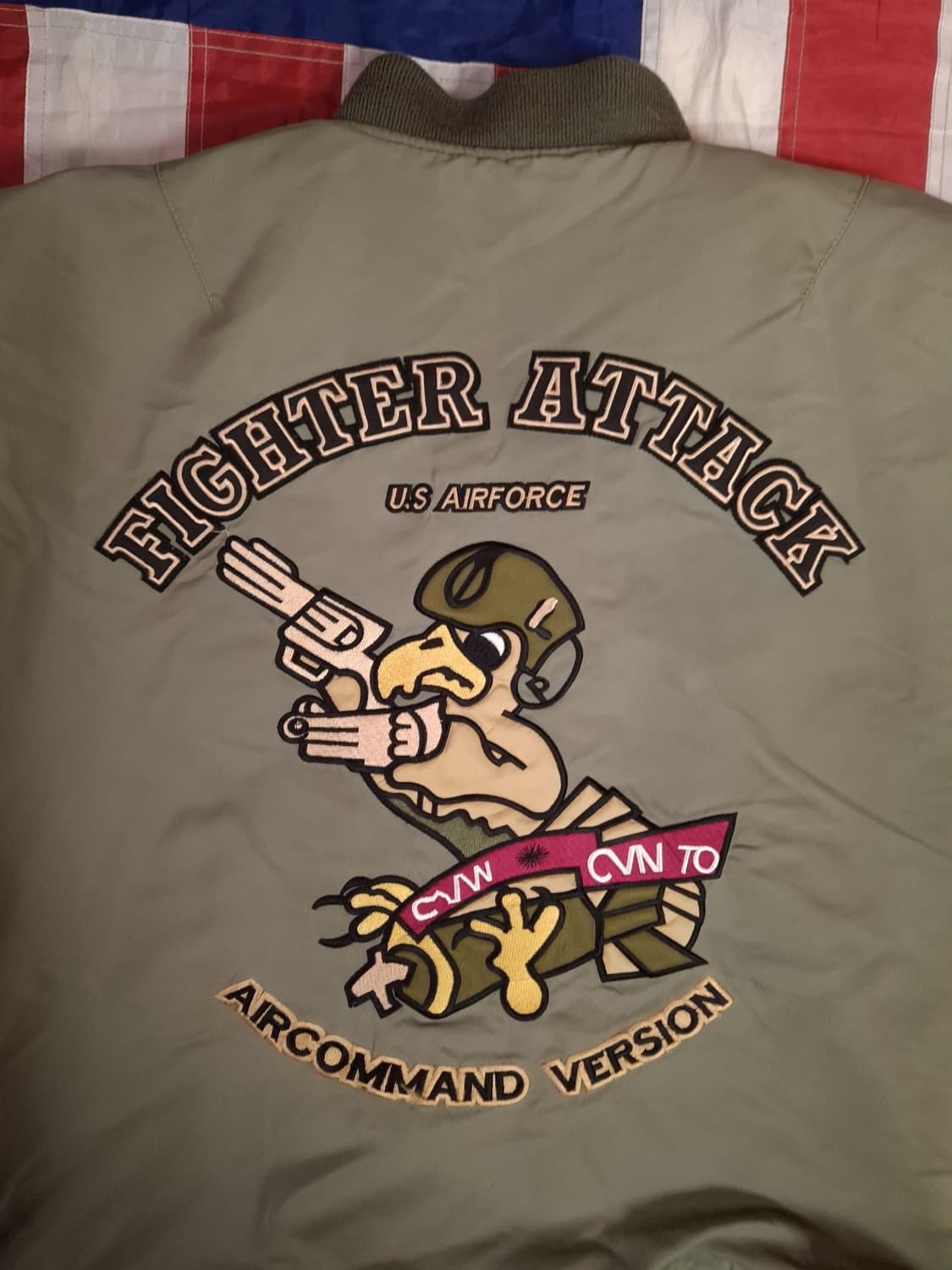 밀리터리 USA MA-1 TYPE 엠브로이드 항공자켓 상품이미지2