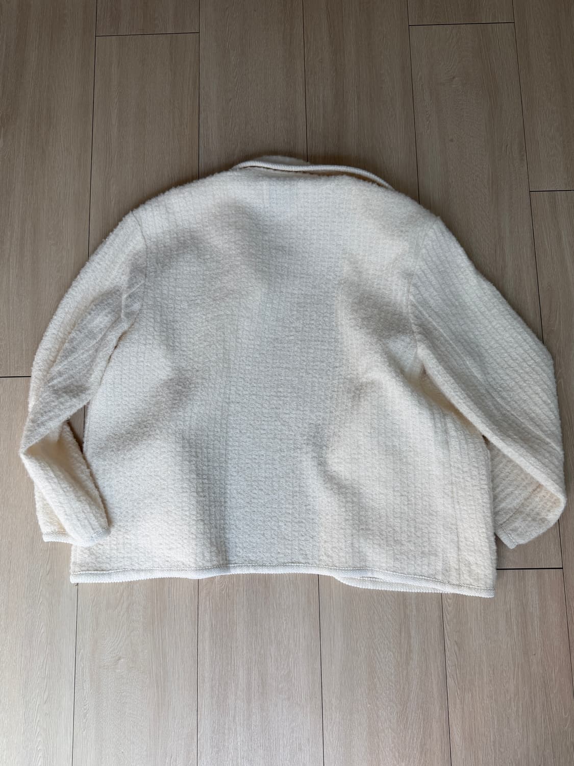 킨더살몬 해리 알파카 자켓 크림 상품이미지3