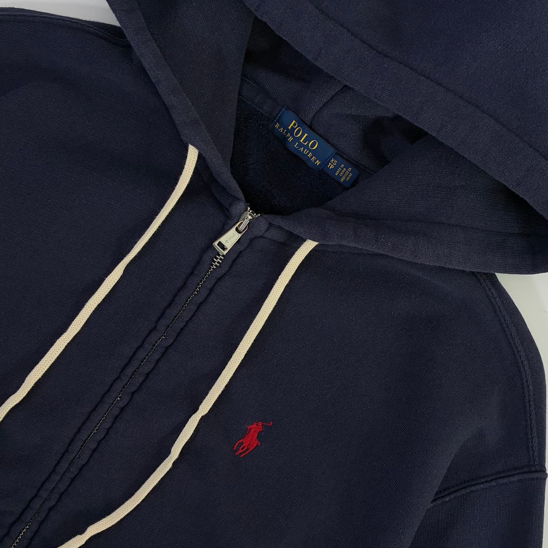 Polo  폴로 랄프로렌 자수 네이비 후드 집업 상품이미지3