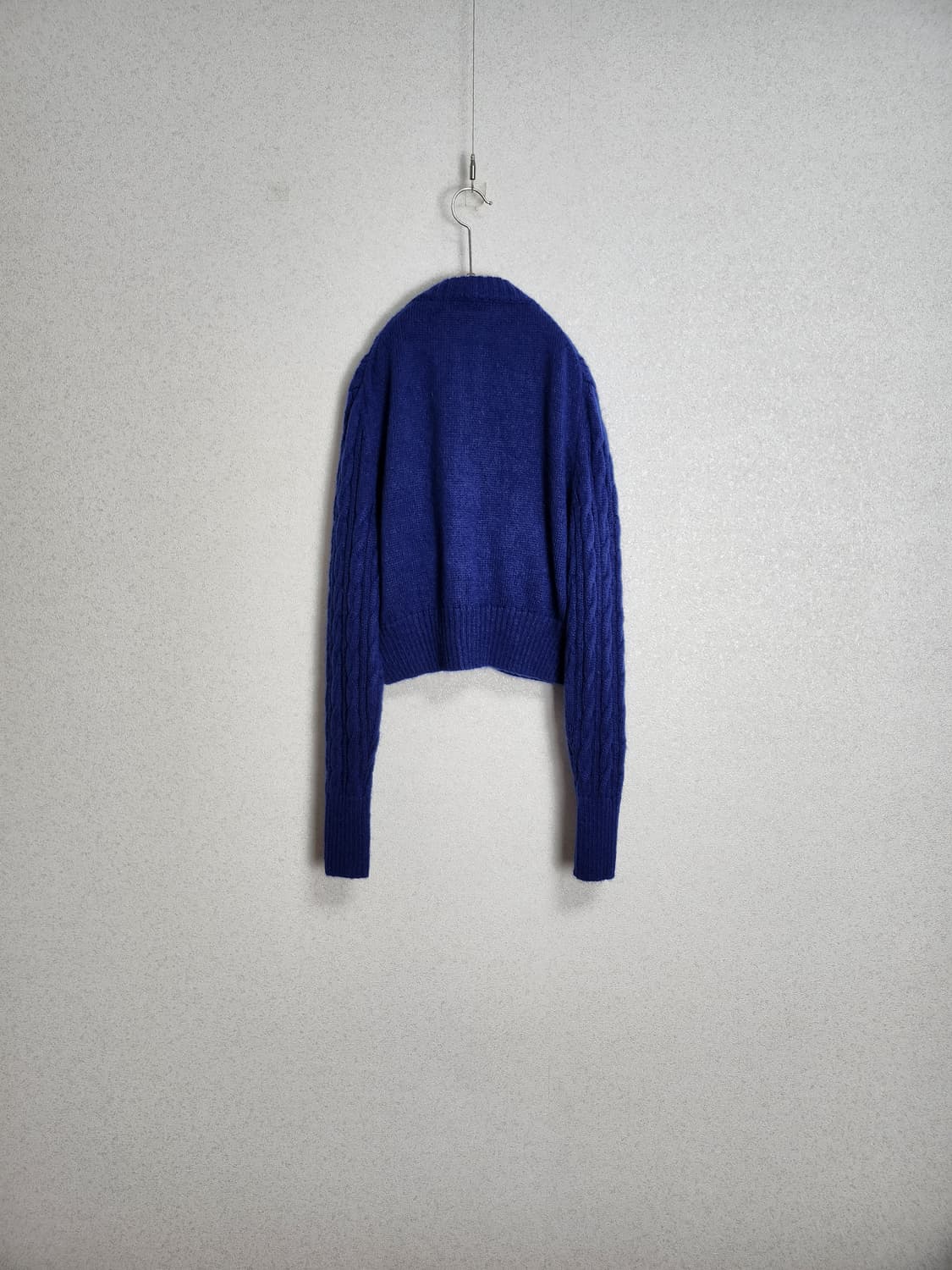 스토프 s205  키드모헤어 세미크롭 케이블 가디건55 66 상품이미지7