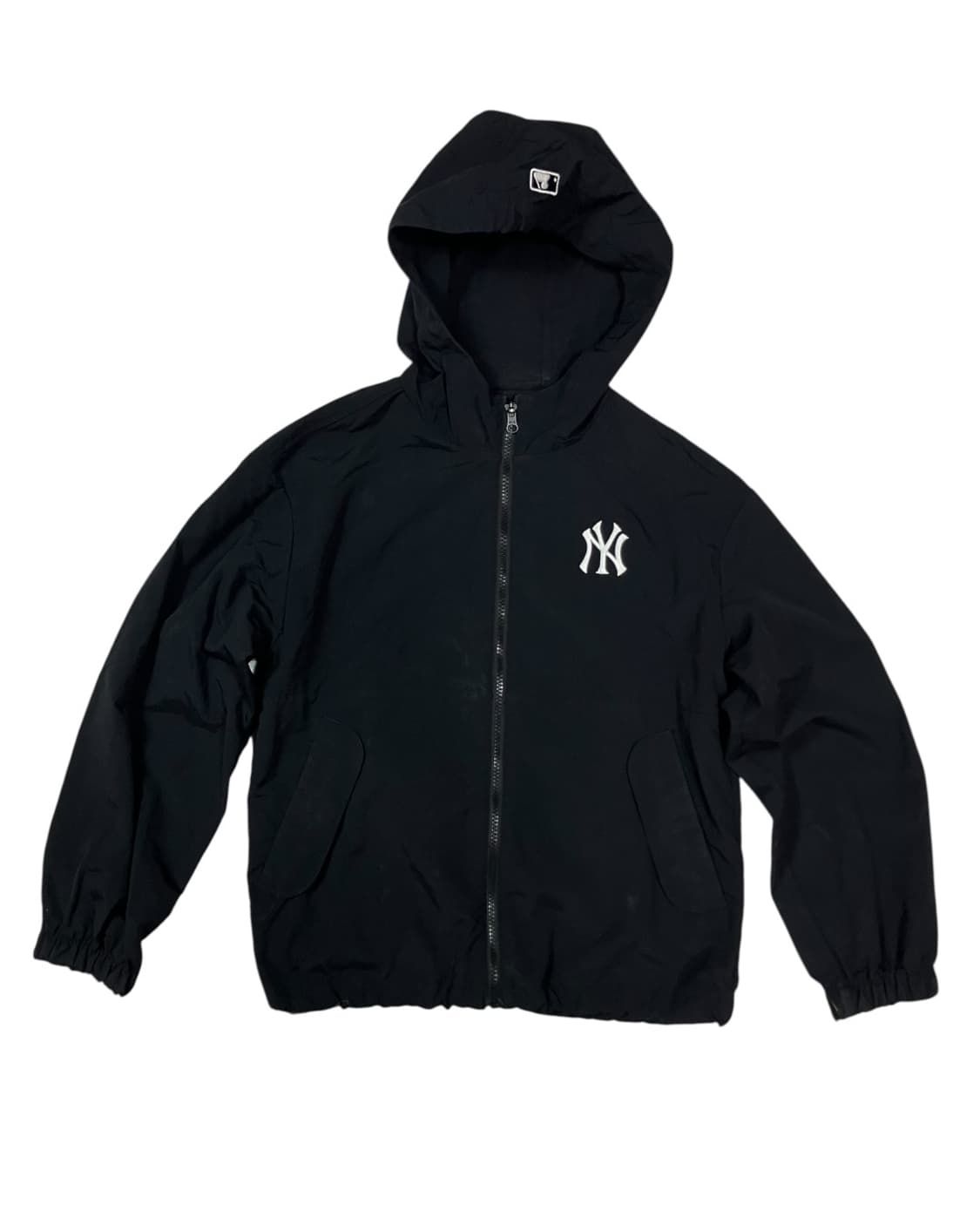 MLB 뉴욕 양키스 블랙 후드 바람막이 자켓 100 상품이미지1