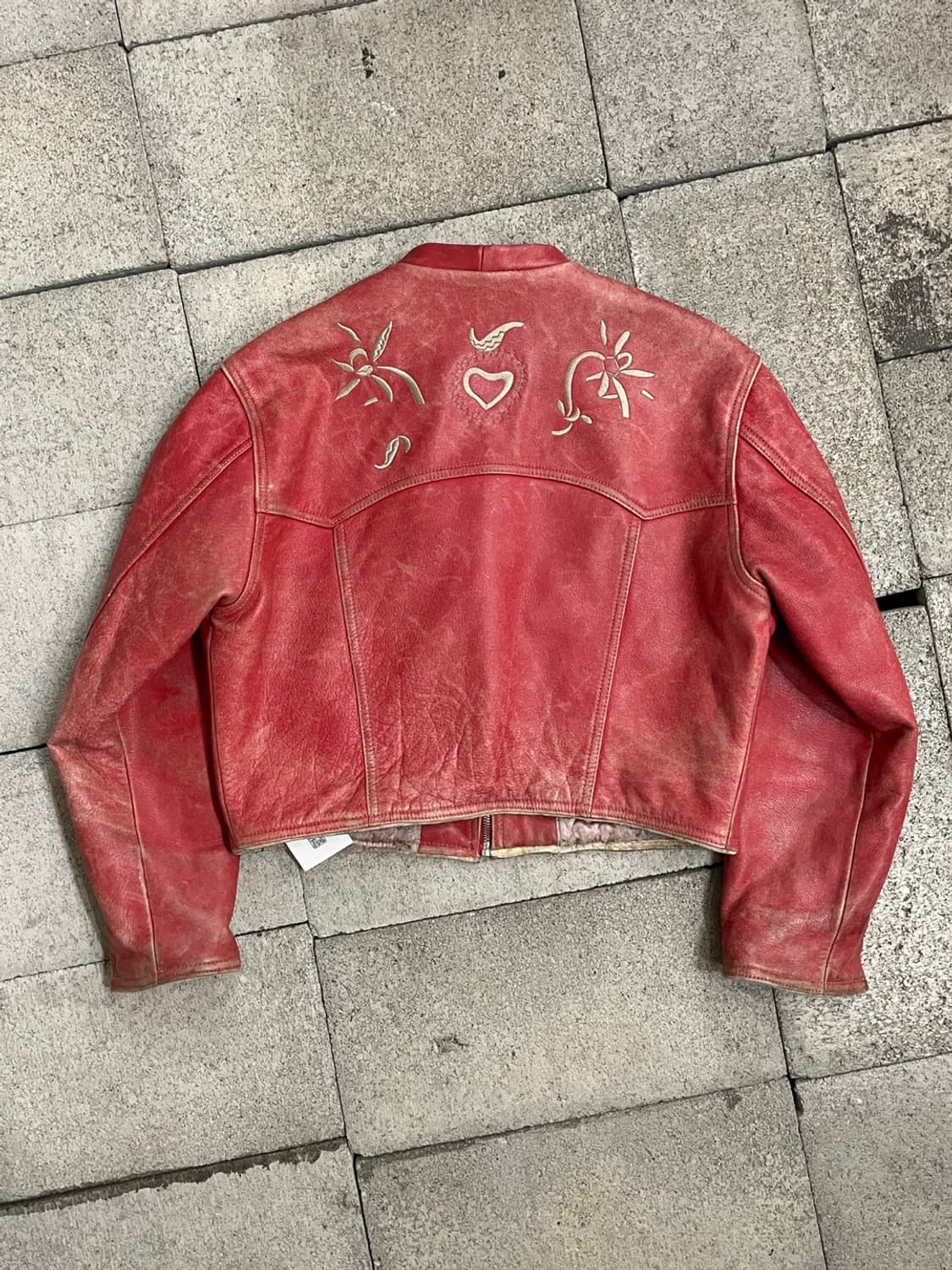 빈티지 싱글 라이더 자켓  상품이미지8