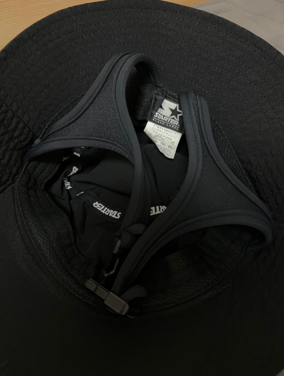 [Free] 스타터 버킷햇 블랙 STARTER 상품이미지2