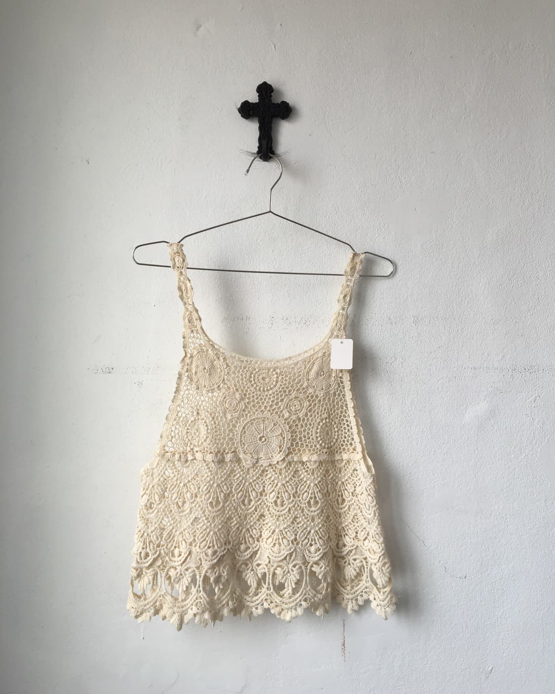 Ornament pattern crochet sleeveless 상품이미지2