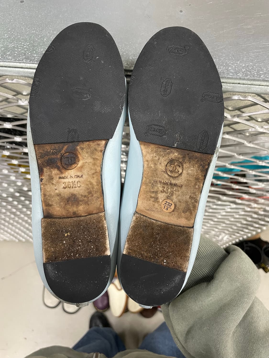 샤넬 투톤 발레 플랫 슈즈 36.5 (gr-4157) 상품이미지6