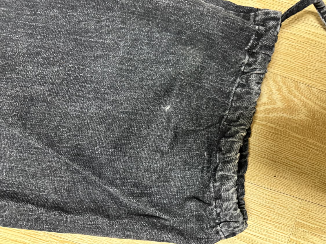 로어링라드 워시드 데님 카펜터 팬츠 블랙 L 상품이미지4