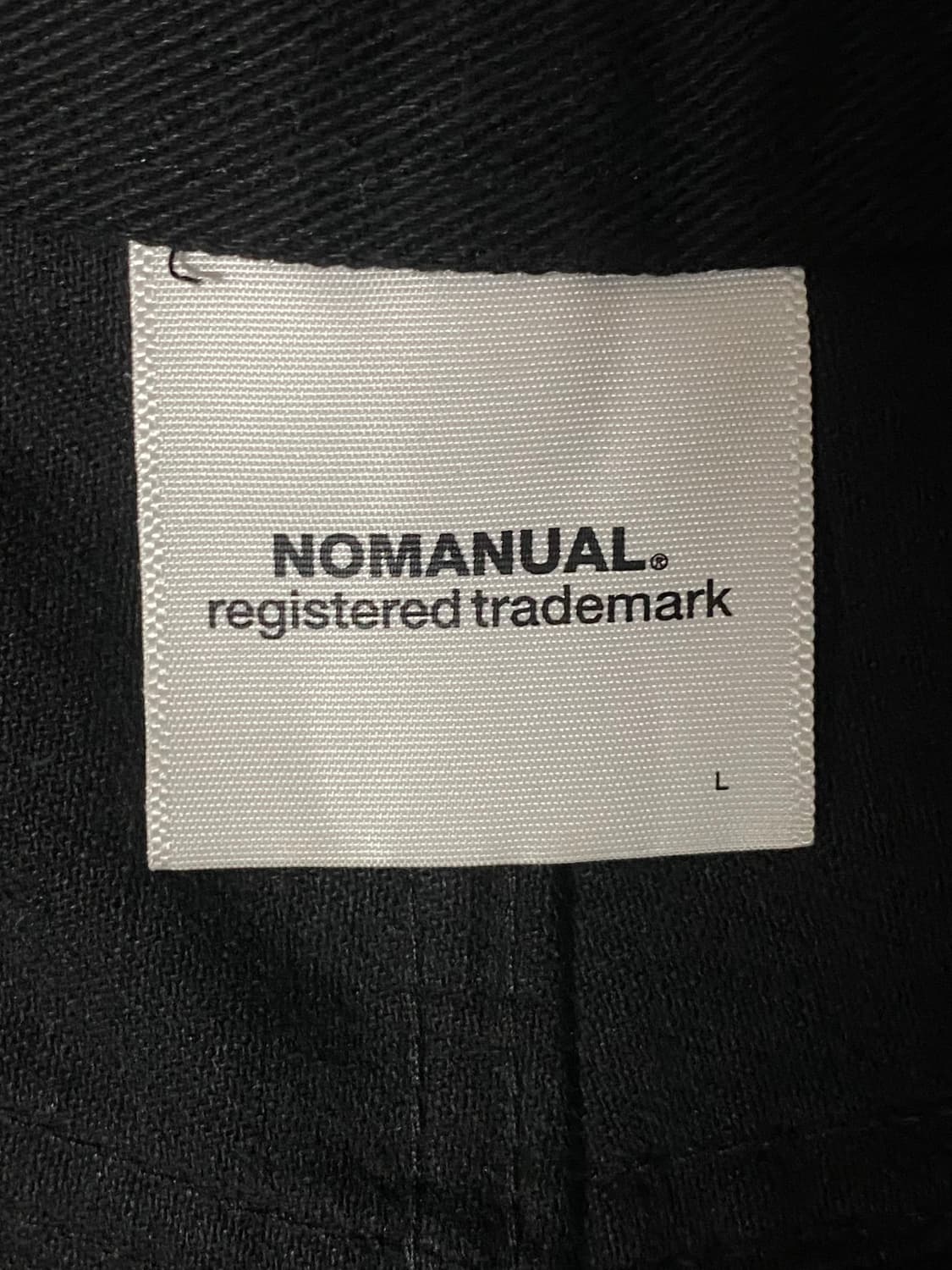 NOMANUAL 노매뉴얼 S.L 와이드 팬츠 - 블랙 L 상품이미지4