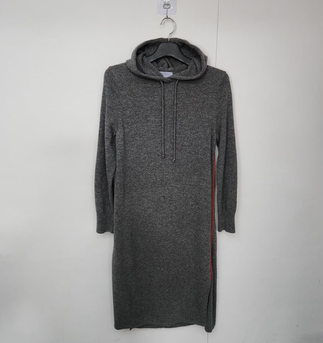 듀엘 90 55 니트원피스 후드원피스 롱원피스 상품이미지1