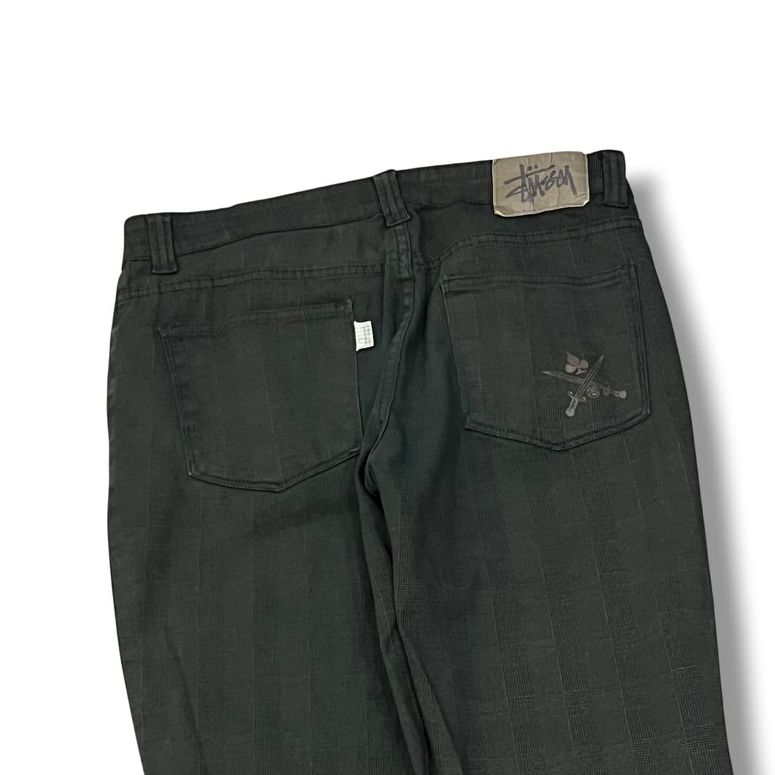  올드 스투시 체크 코튼 팬츠 y14076 상품이미지6