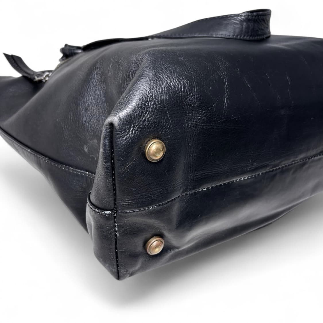 장폴고티에 아카이브 빈티지 프린지 레더 토트백 상품이미지4