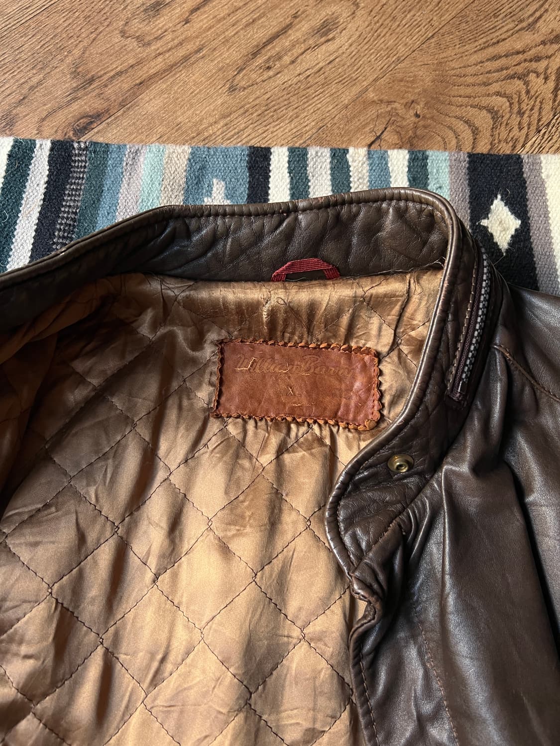 [XL]90's Made in USA 리얼레더 플라이트 자켓 상품이미지5