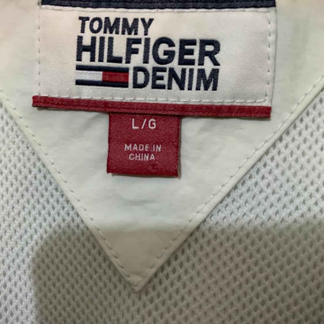 L 타미힐피거 올드스쿨 컬러 블록 바람막이 자켓 상품이미지5