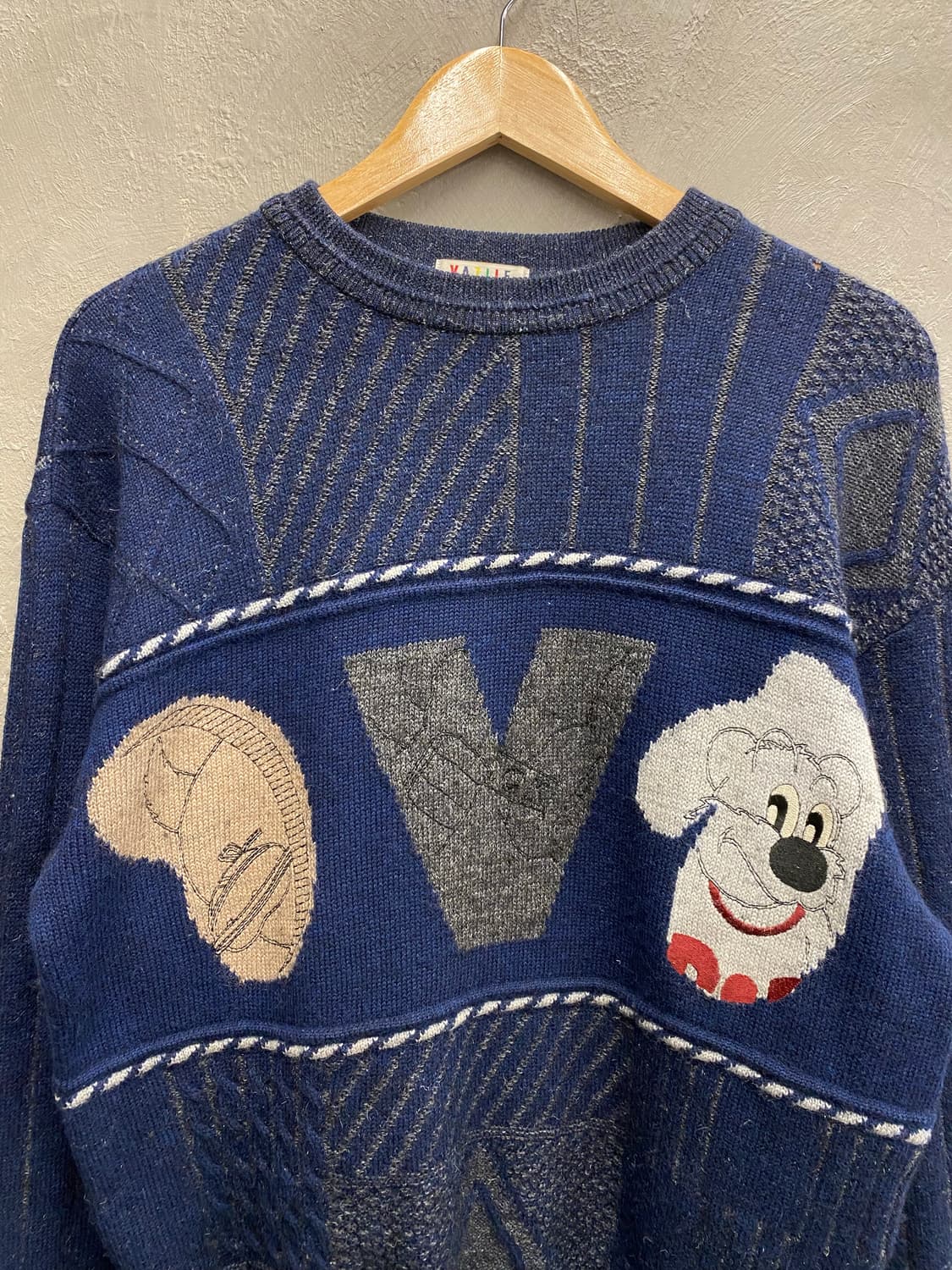 [46] 90s VAZIIE SPORT 빈티지 울 니트 상품이미지2