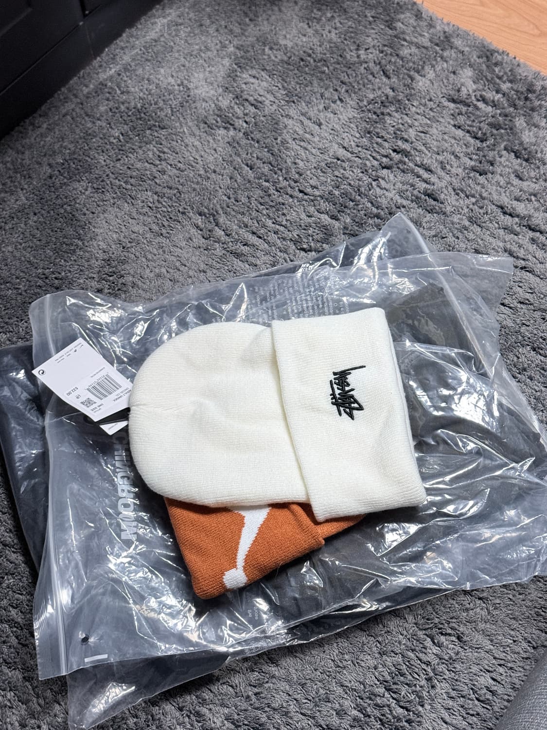 스투시 나이키 화이트 비니 상품이미지1