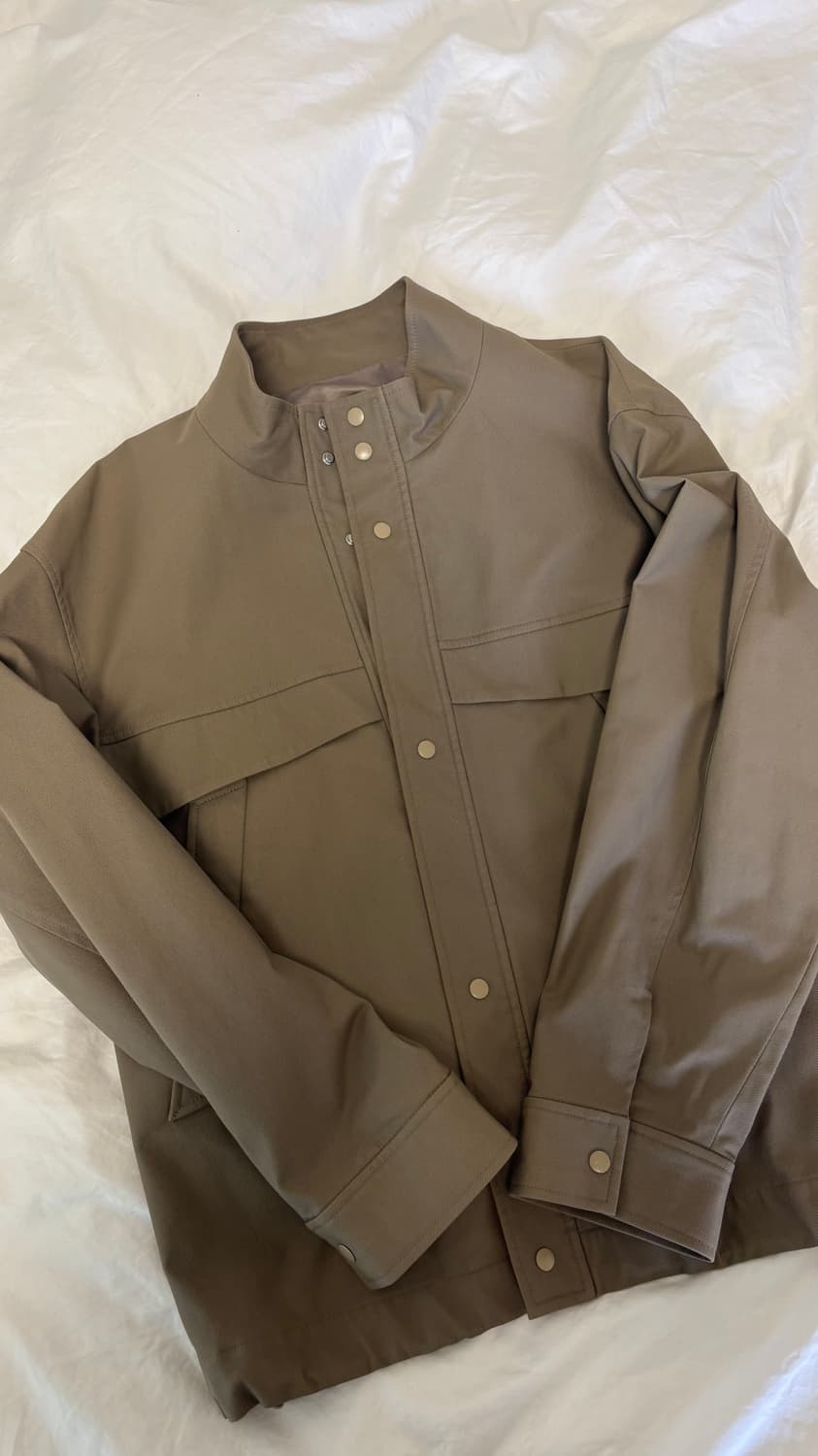 아워스코프(OURSCOPE) 하프넥 블루종 (베이지) 상품이미지9