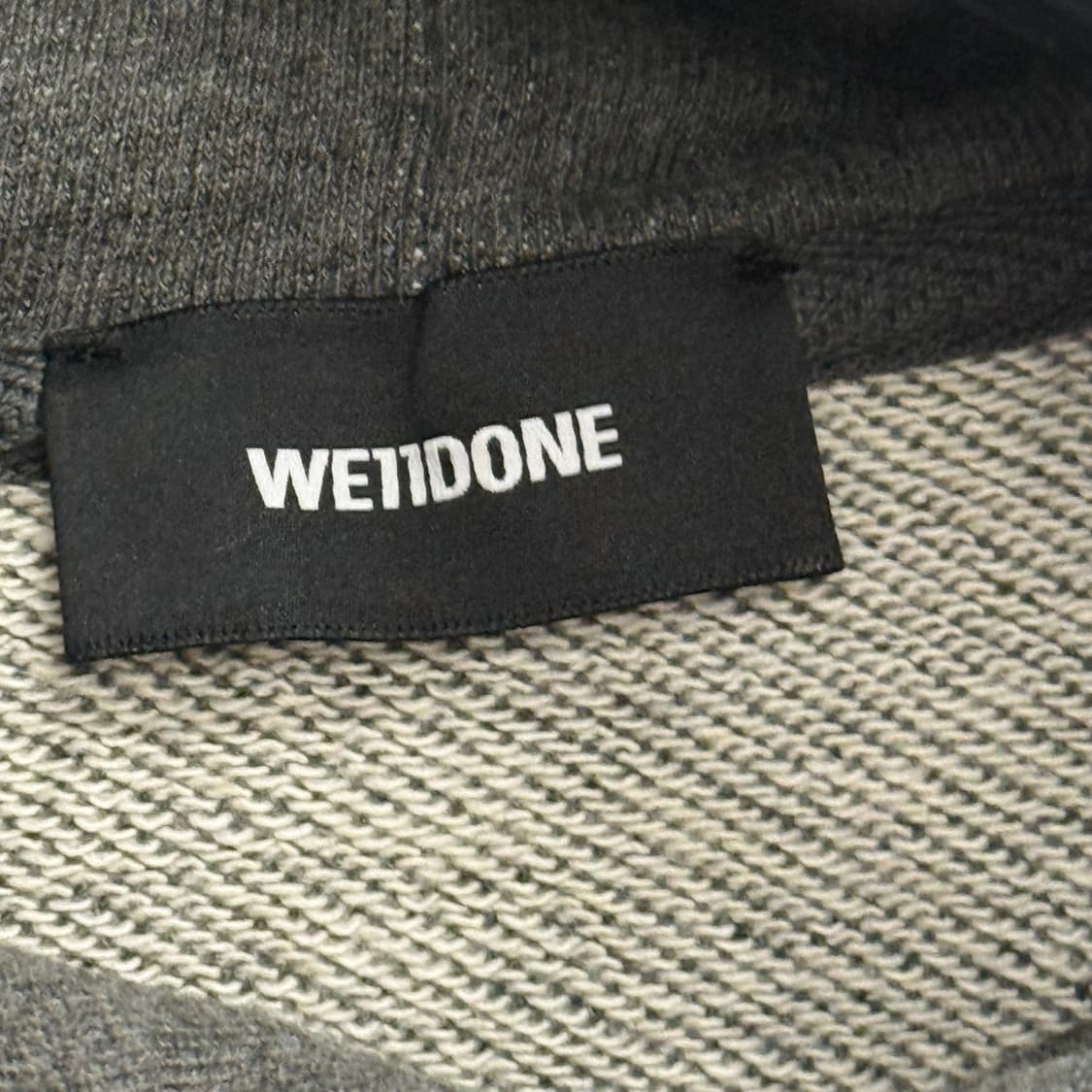 We11done 웰던 Graphic Print Crew Neck 후드xs 상품이미지2