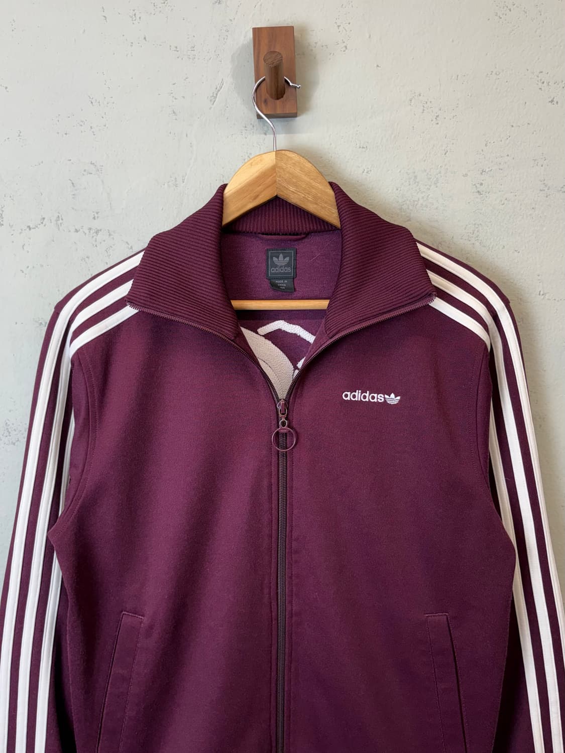 아디다스 00s 폴라베어 버건디 베켄바우어 트랙탑 져지 상품이미지6