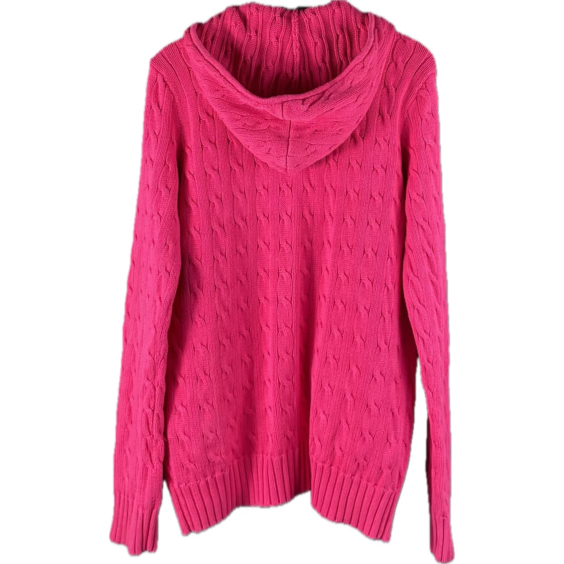 [L] 폴로 랄프로렌 케이블 꽈배기 니트 후드 집업 상품이미지2