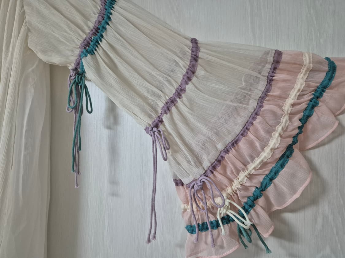 끌로에st. 러플 시폰 블라우스 상품이미지7