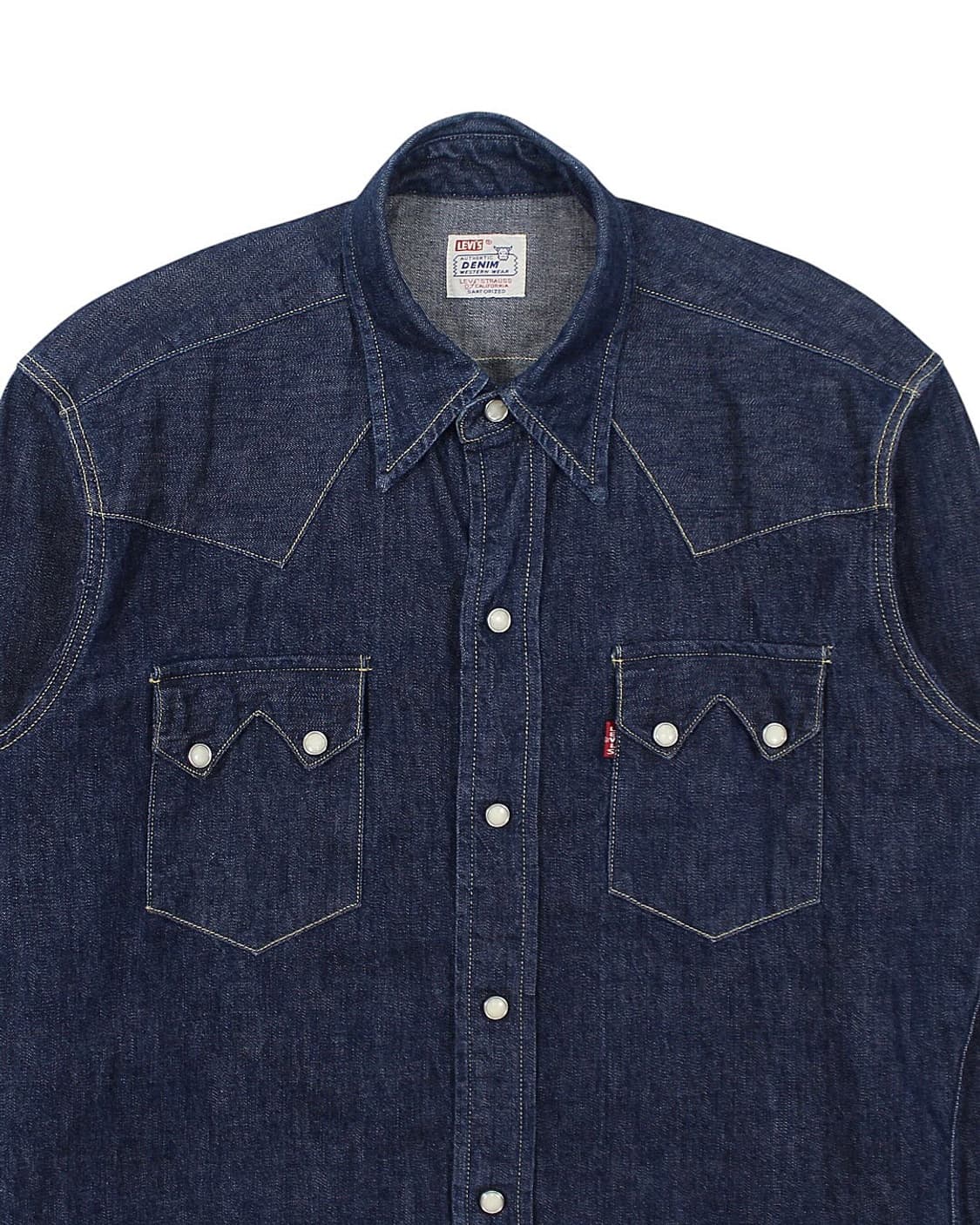LVC 1950s 숏혼 소투스 웨스턴 데님 셔츠 빅E 리바이스 발렌시아 상품이미지4