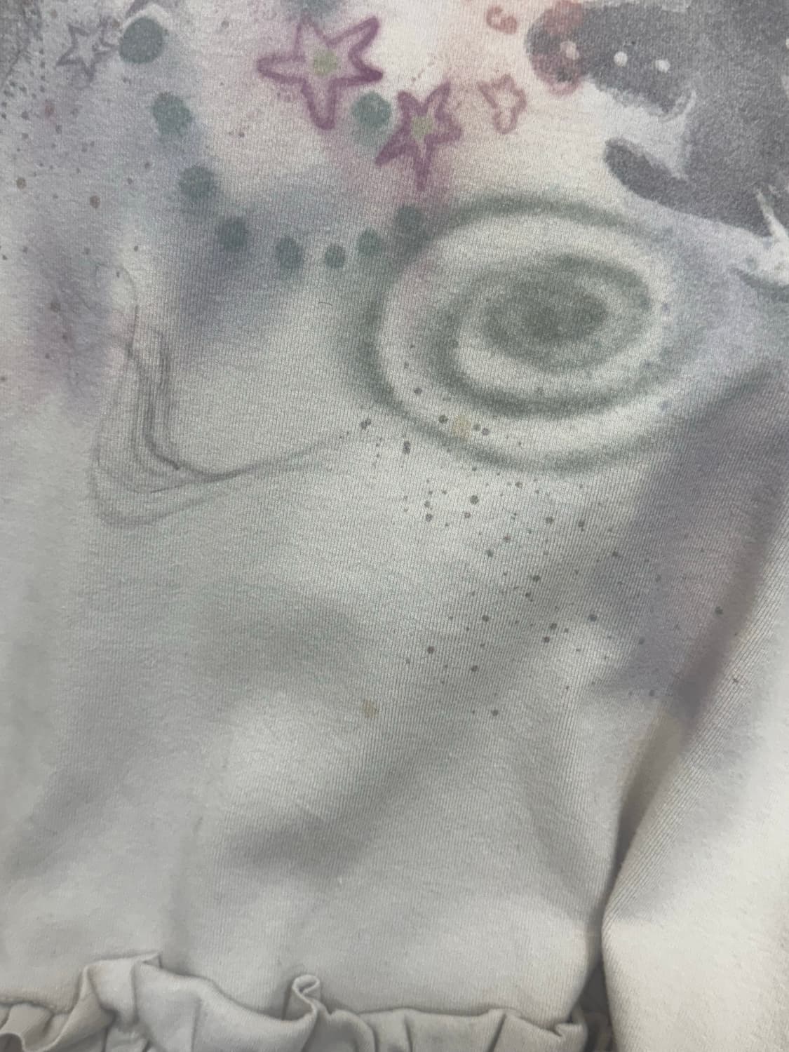 허그유어스킨 드로잉 프릴 폴라탑 상품이미지2