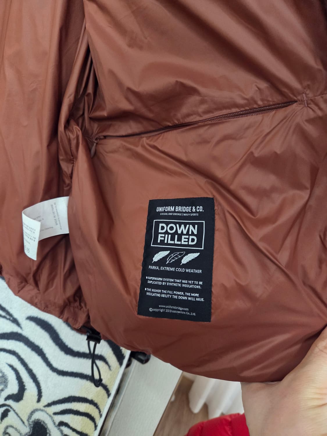 유니폼 브릿지 패딩 상품이미지3