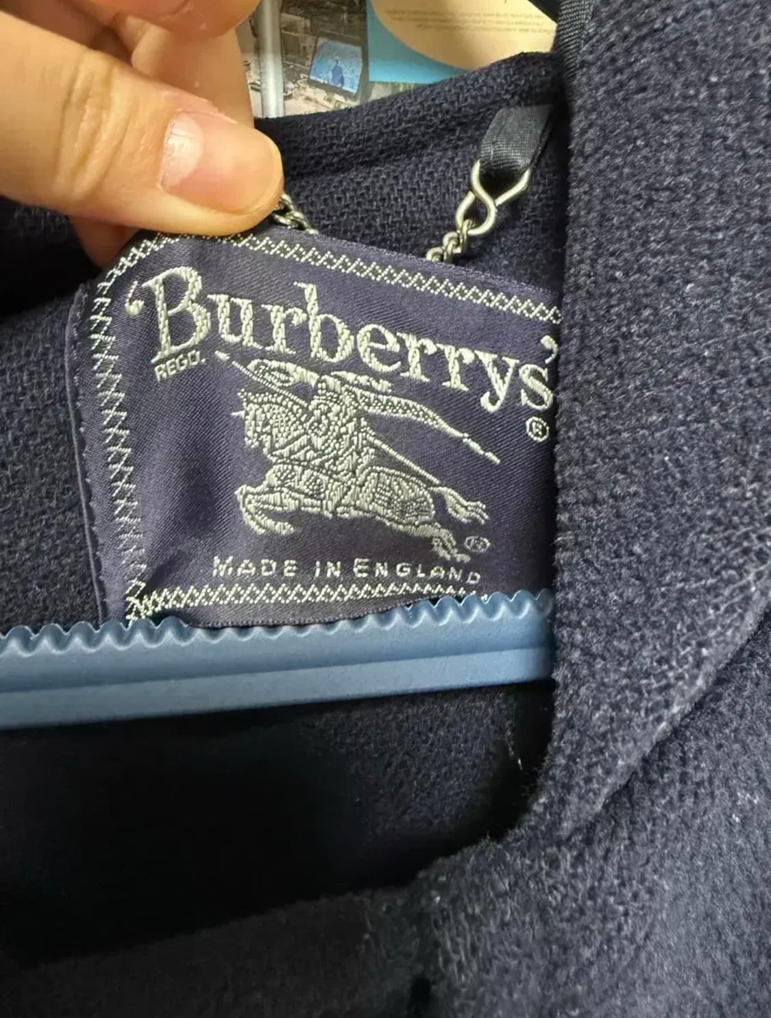 버버리 네이비 코트 상품이미지2