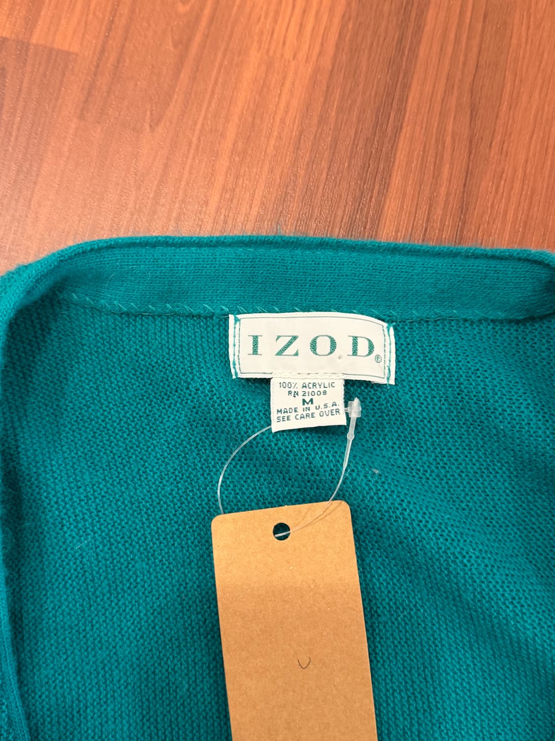 90s Izod 아이조드 빈티지 가디건 (made in USA) 상품이미지10