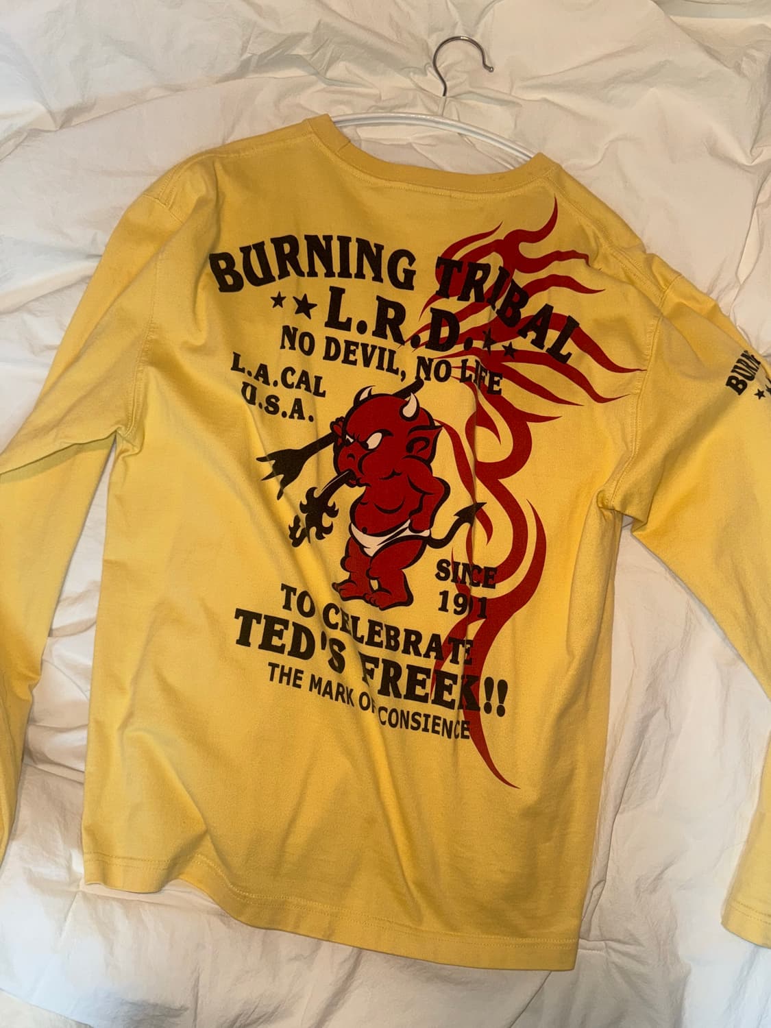 TED company 테드컴퍼니 옐로 롱슬리브 상품이미지2