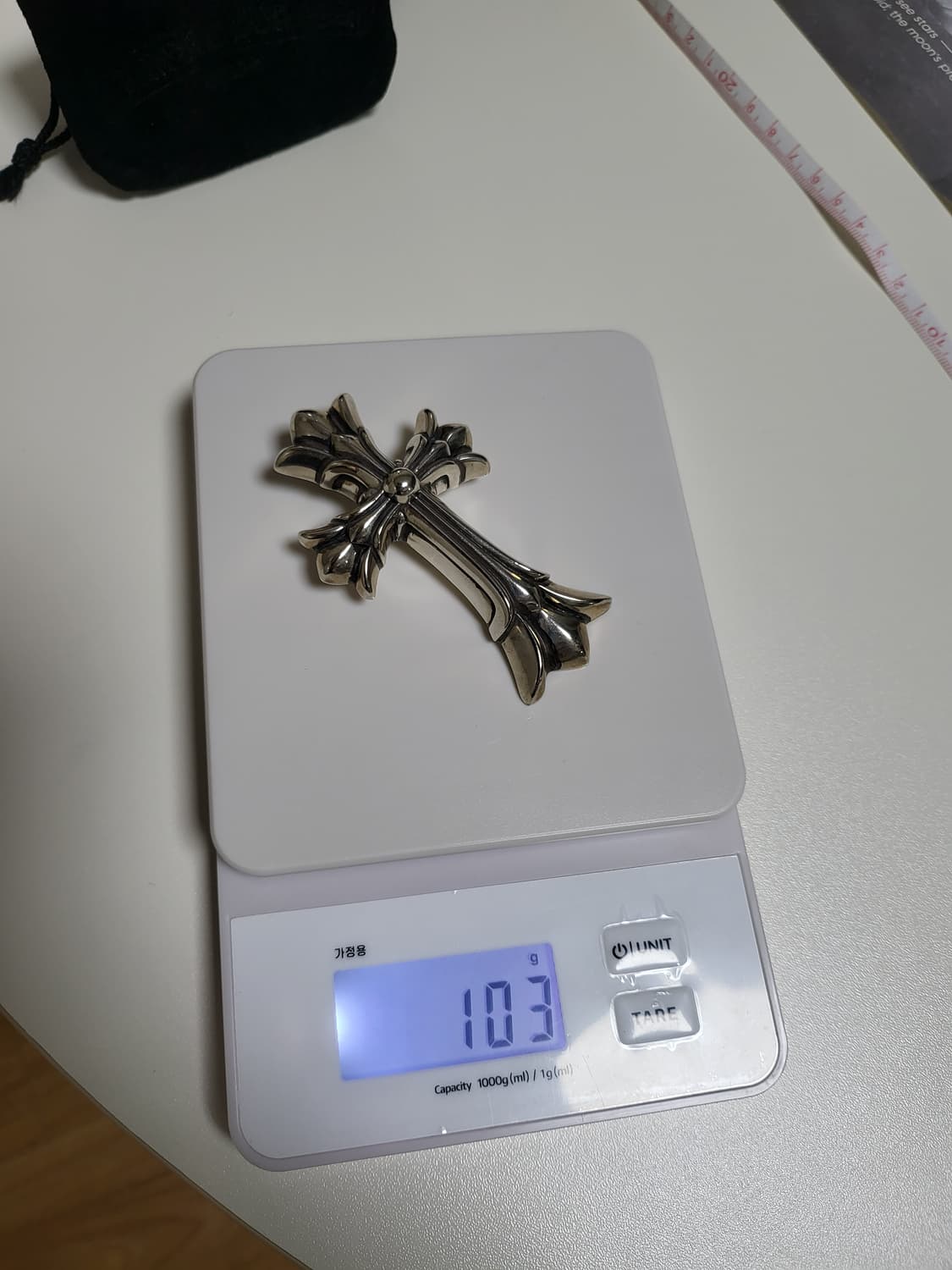 [L]크롬하츠 더블크로스 라지 펜던트 상품이미지6