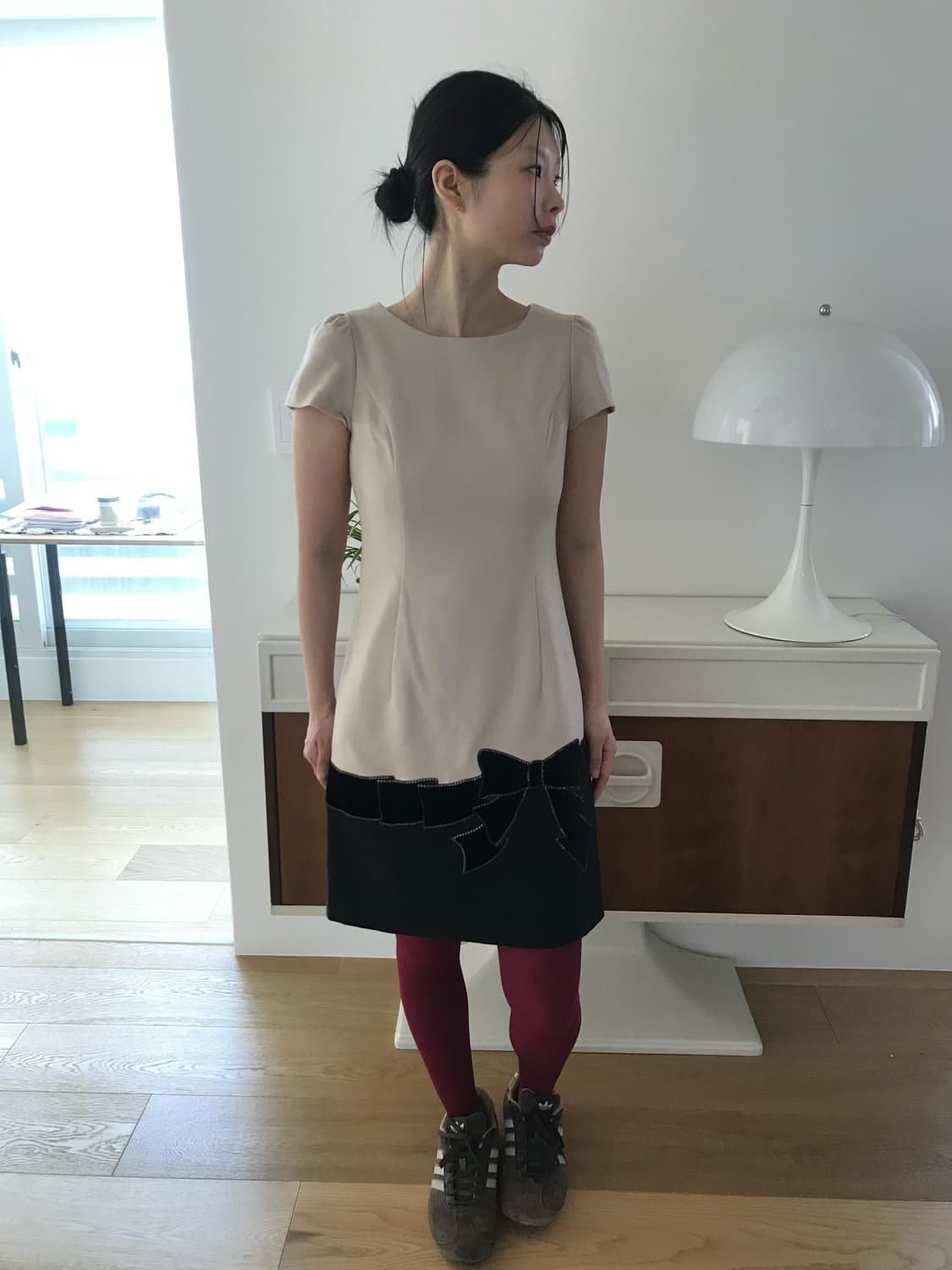 vintage ribbon one-piece 상품이미지2