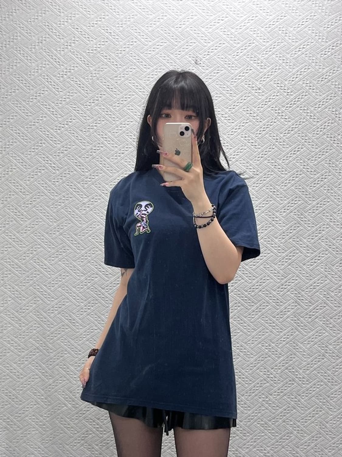 오베이 스트릿 펑크 아틀란스 오마주 프린팅 반팔티 M C11906 상품이미지2