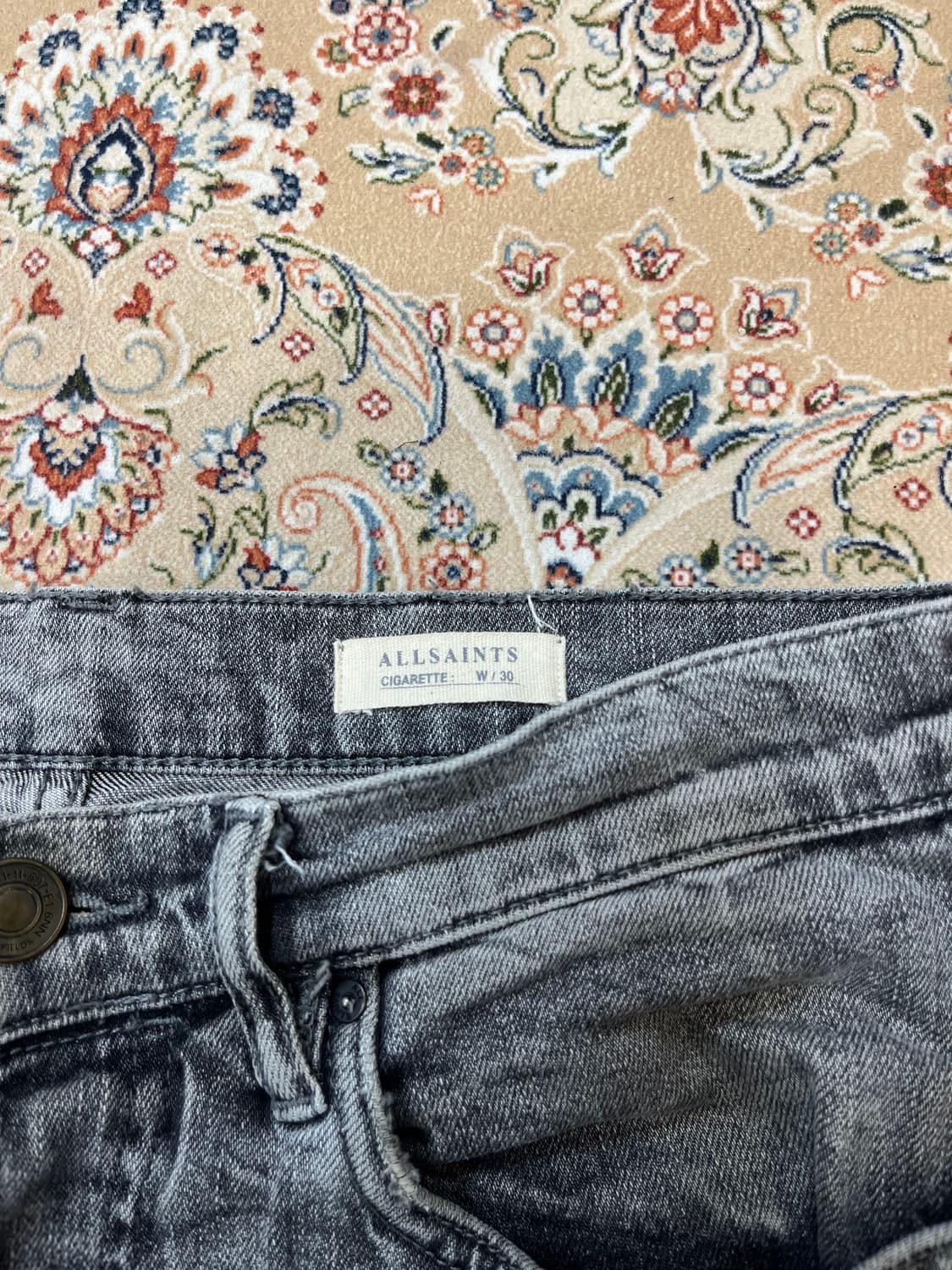 올세인츠 디스트로이드 데님팬츠 바지 상품이미지4