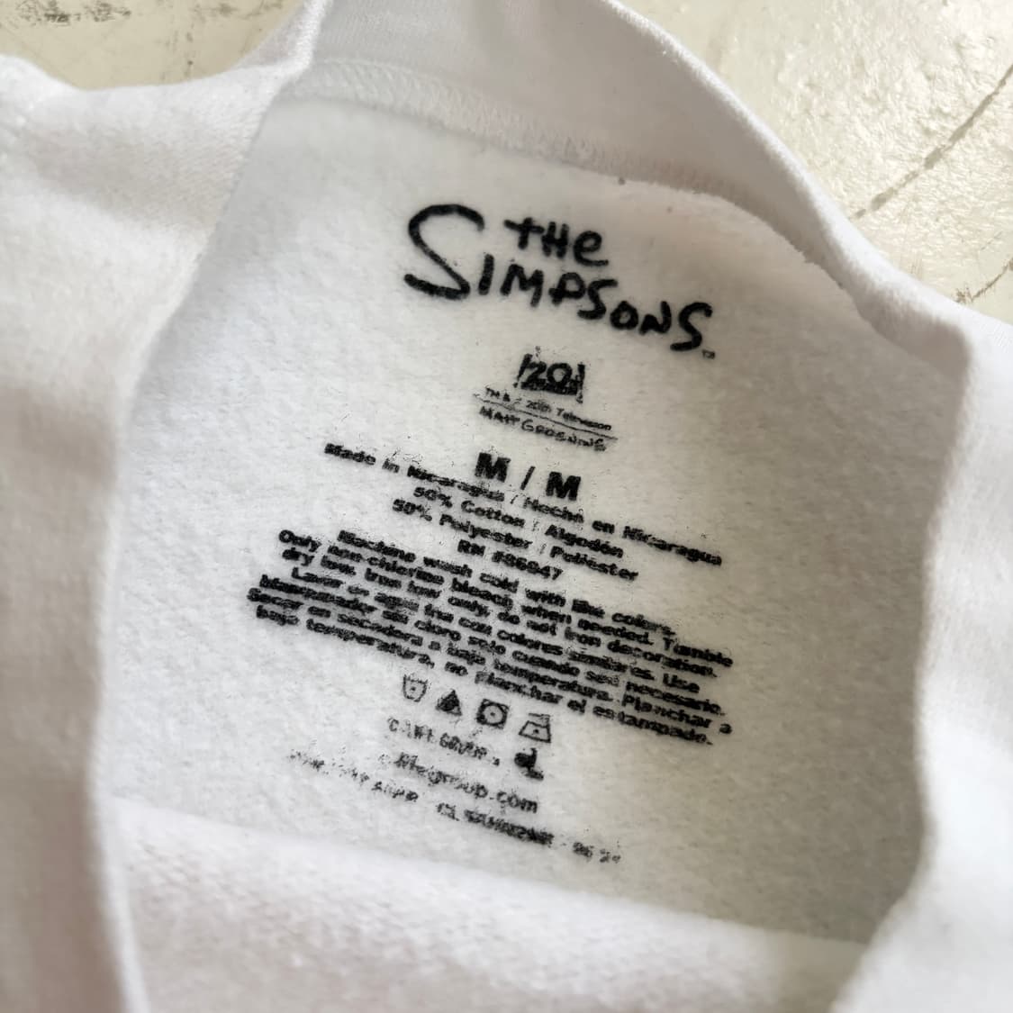 90s 심슨 오피셜 빈티지 스웻셔츠 M 상품이미지5