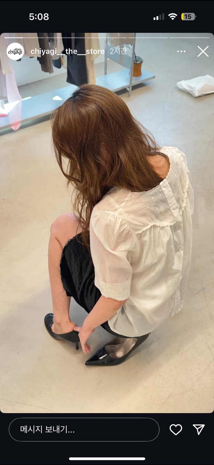 키야기 에프터먼데이 floral blouse set 블라우스 상품이미지1