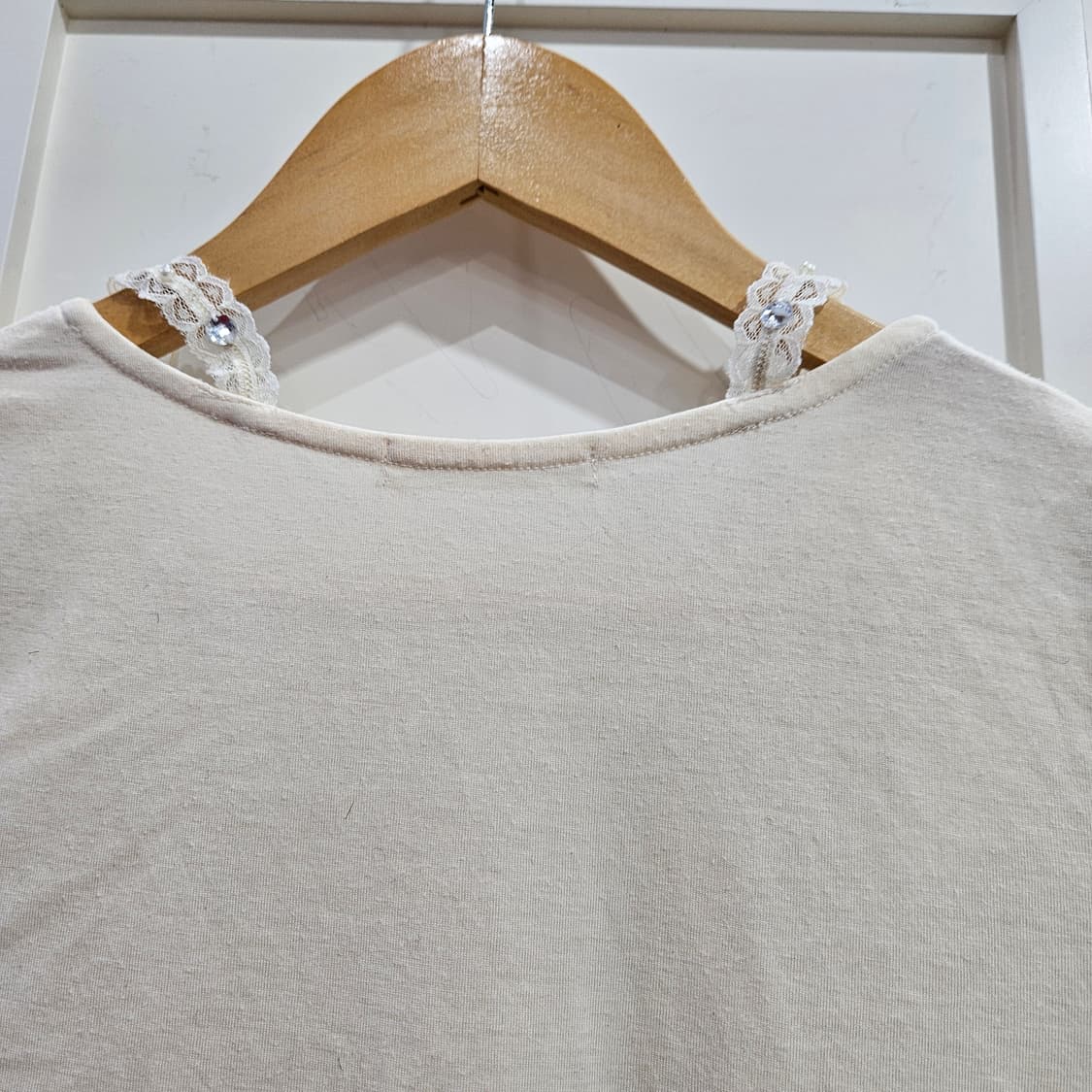 axes femme 레이스 블라우스 아이보리 상품이미지6