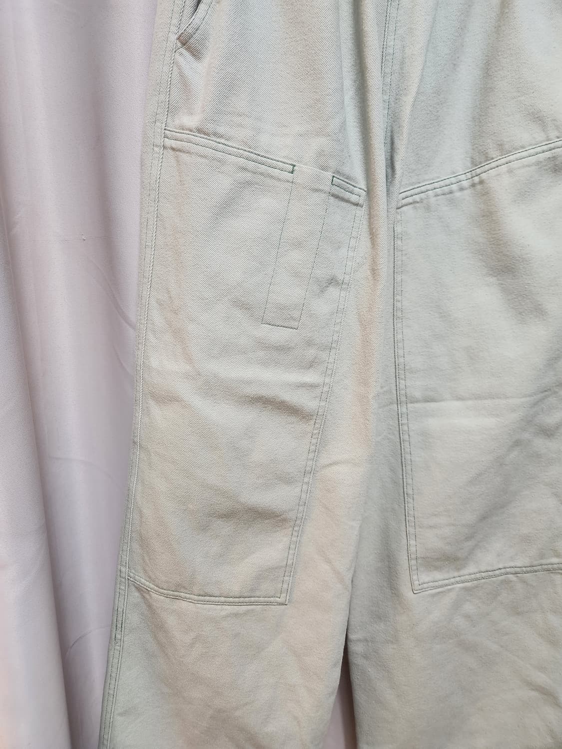 폴트 와이드 면바지 상품이미지3