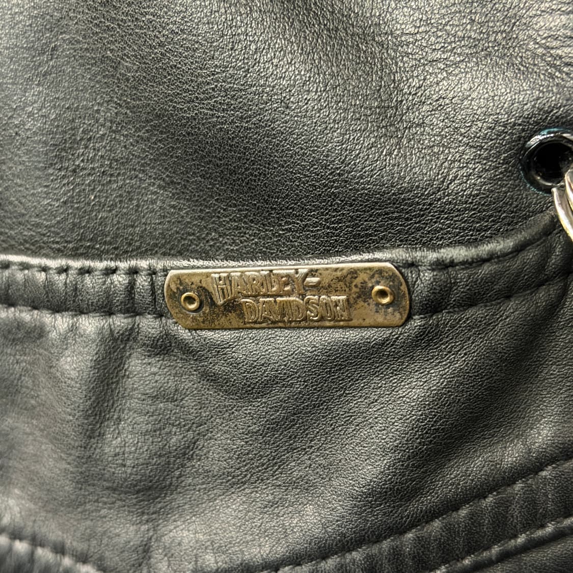 [L] 할리데이비슨 가죽 레더 베스트 상품이미지5