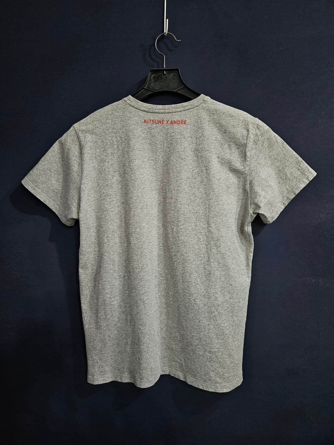메종키츠네 프린팅 그레이 남성 90~95 반팔티  상품이미지2