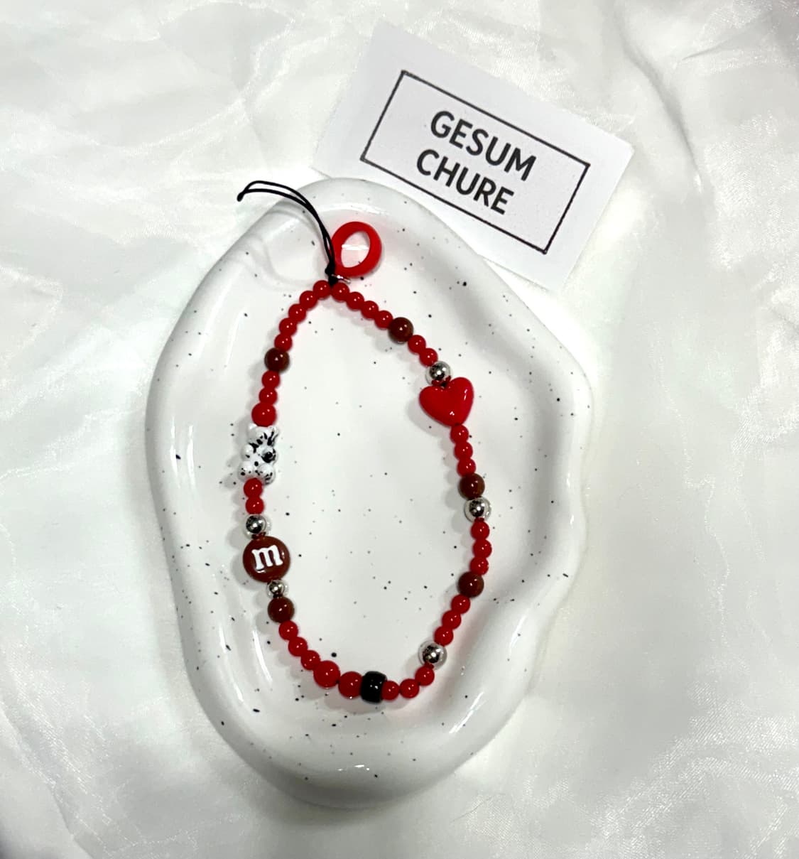 gesumchure Cherry Cocoa Heart 스트랩 상품이미지1