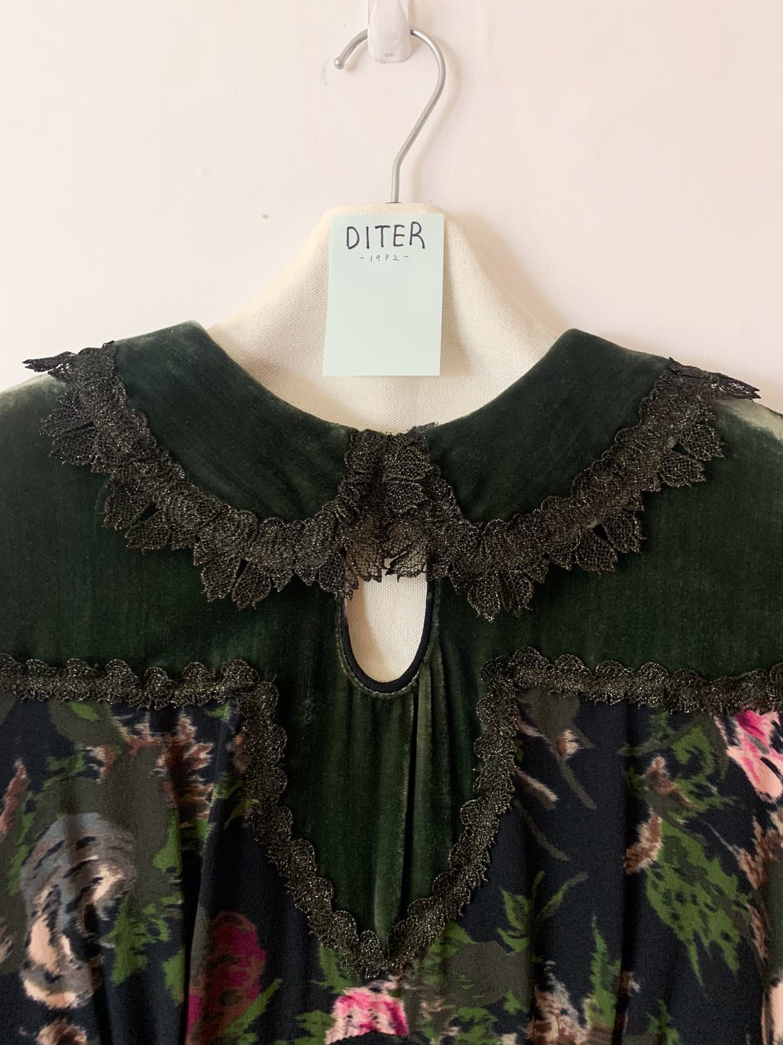 [US4] 안나수이 2017 F/W 플로럴 실크 드레스 상품이미지6