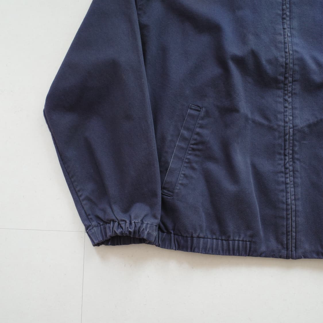 90s 폴로 랄프로렌 코튼 블루종 자켓 (XL, 네이비)  상품이미지5