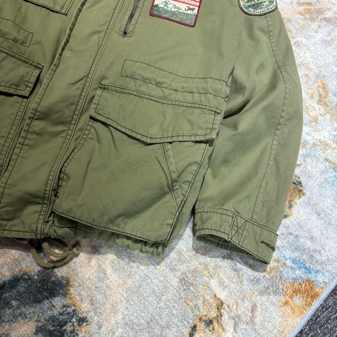 Jeep 빈티지 패치 야상 자켓 상품이미지3